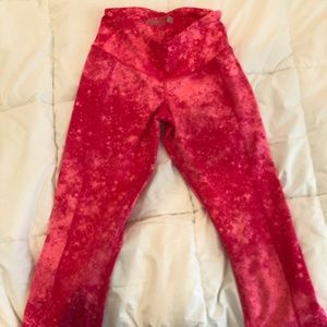 Pink Crop Leggings
